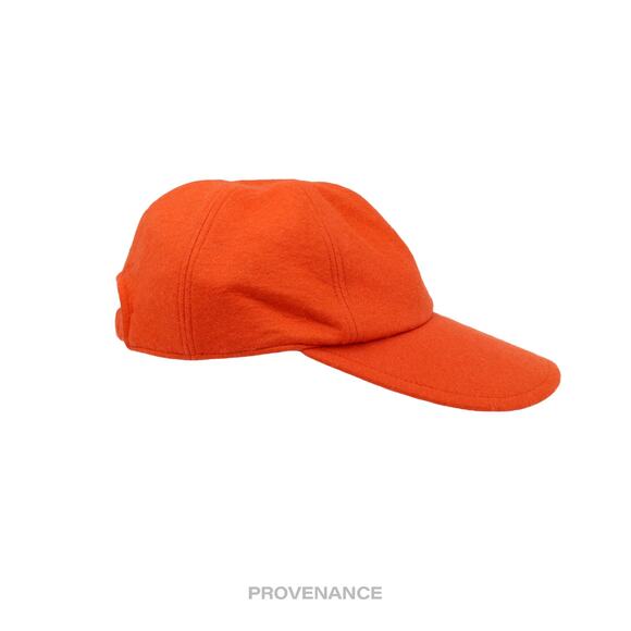 🔴 Christian Dior CD Wool Blend Cap Hat - Orange - Picture 5 of 8